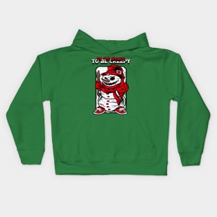 tis the season to be creepy Kids Hoodie